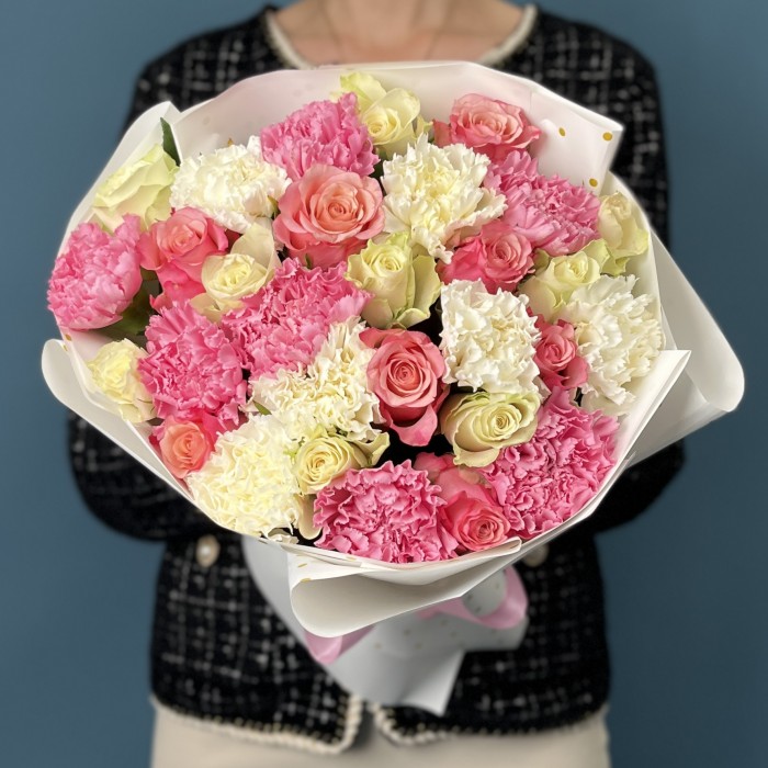 Нежный букет на Жемчужную свадьбу