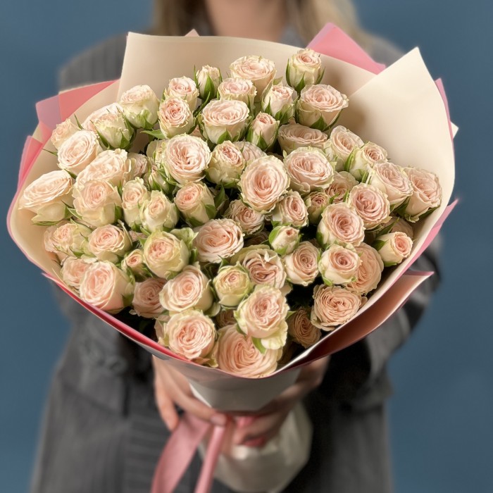 15 кустовых роз Рослин 50 см