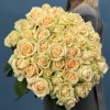 45 персиковых роз Пич Аваланш 60 см