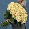 45 персиковых роз Пич Аваланш 60 см