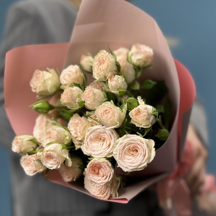 5 кустовых роз Рослин 50 см