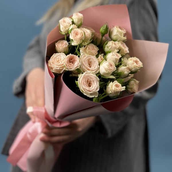 5 кустовых роз Рослин 50 см