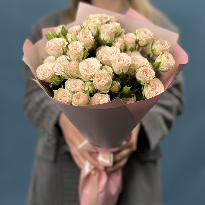 9 кустовых роз Рослин 50 см