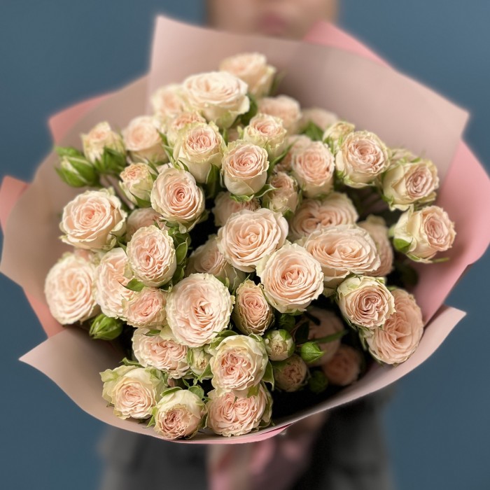 9 кустовых роз Рослин 50 см