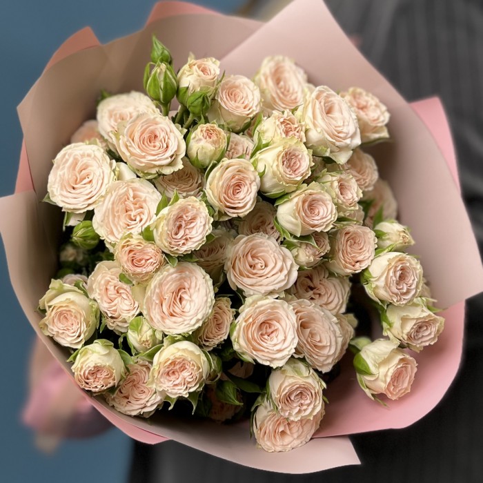 9 кустовых роз Рослин 50 см