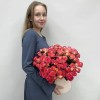 15 кустовых роз Саммер Дэнс в коробке