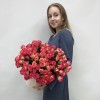 15 кустовых роз Саммер Дэнс в коробке