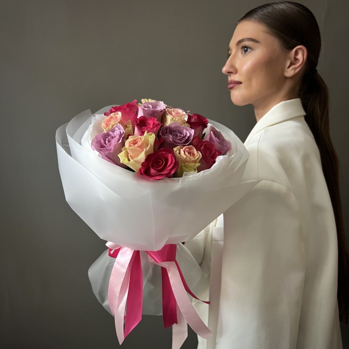 Букет Малиновый десерт