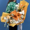 Букет маме на день рождения с лилиями