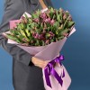 25 фиолетовых альстромерий