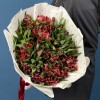 25 красных альстромерий