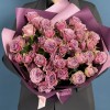 15 кустовых роз Перпл скай 50 см