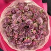 25 кустовых роз Перпл скай 40 см