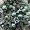 Новогодняя елочка Бирюзовый снегопад