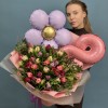 51 пионовидный тюльпан микс с 8 марта