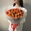 35 огненных роз Даун Таун 40 см