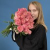 Лососевая роза Хермоса 50 см