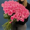 51 розовая роза аква 60 см