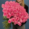 51 розовая роза аква 60 см