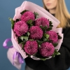 7 сиреневых хризантем Помпон Фабьен