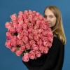 75 лососевых Роз Хермоса 60 см