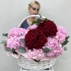 Авторская корзина Вишня в цвету