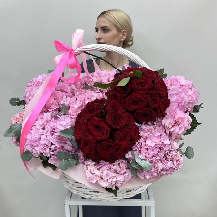 Авторская корзина Спелая вишня