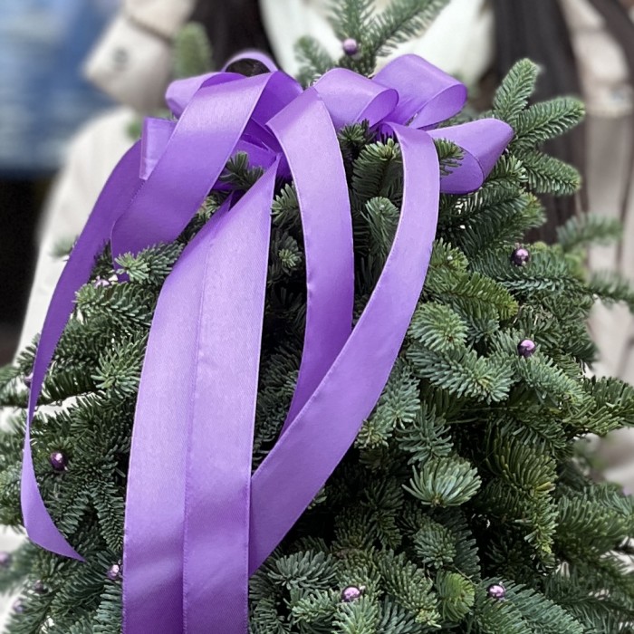 Новогодняя елочка Снегурочка в сиреневом