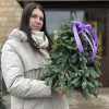 Новогодняя елочка Снегурочка в сиреневом