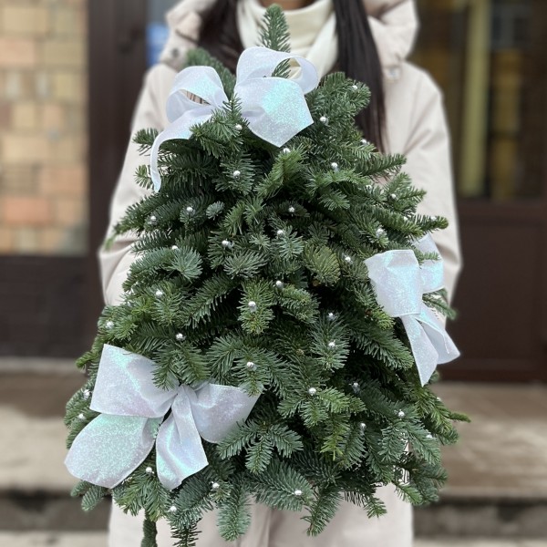 Рождественская елка Белый снег