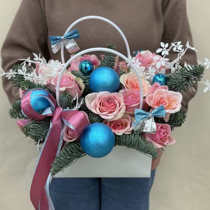 Букет дня в коробке Летняя Фантазия