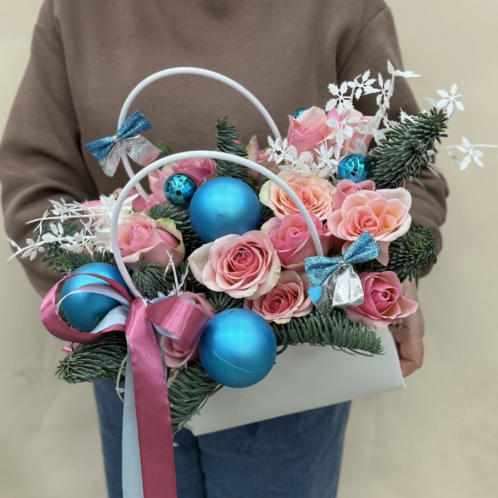 Букет дня в коробке Летняя Фантазия