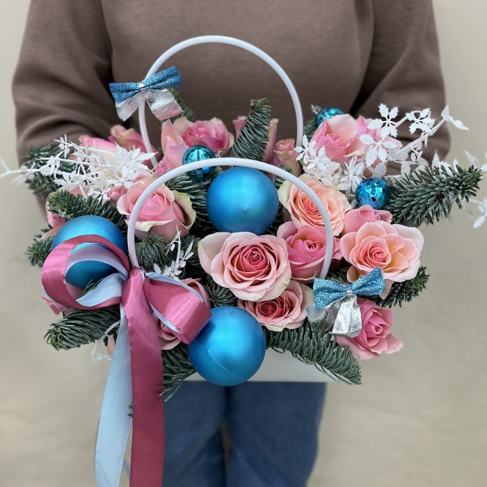 Букет дня в коробке Летняя Фантазия