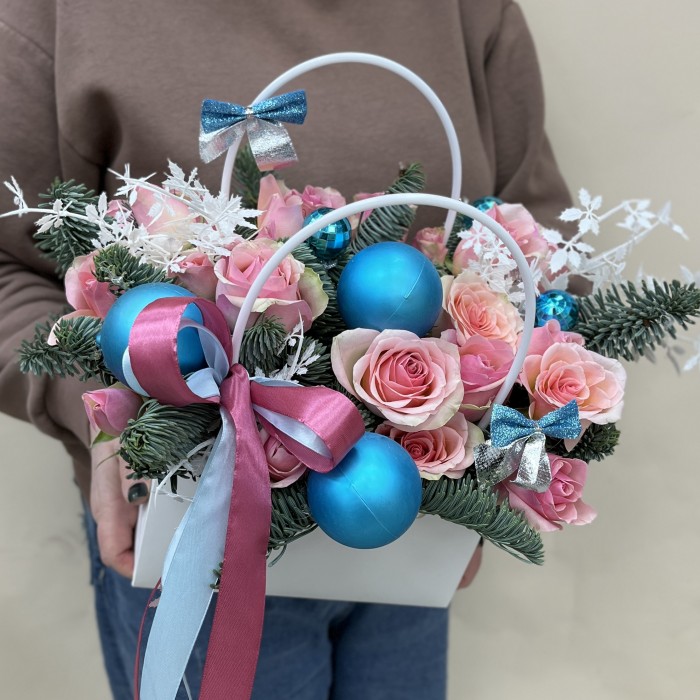 Букет дня в коробке Летняя Фантазия