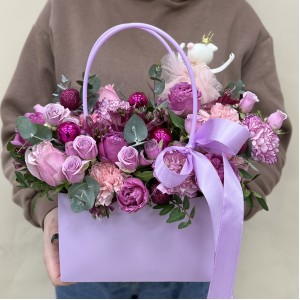 Букет дня Весеннее Небо в коробке