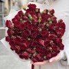 25 кустовых роз Велвет Блоссом 50 см