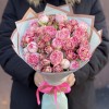 Микс из 11 кустовых роз Флиндерс Лейн и Пинк Блоссом