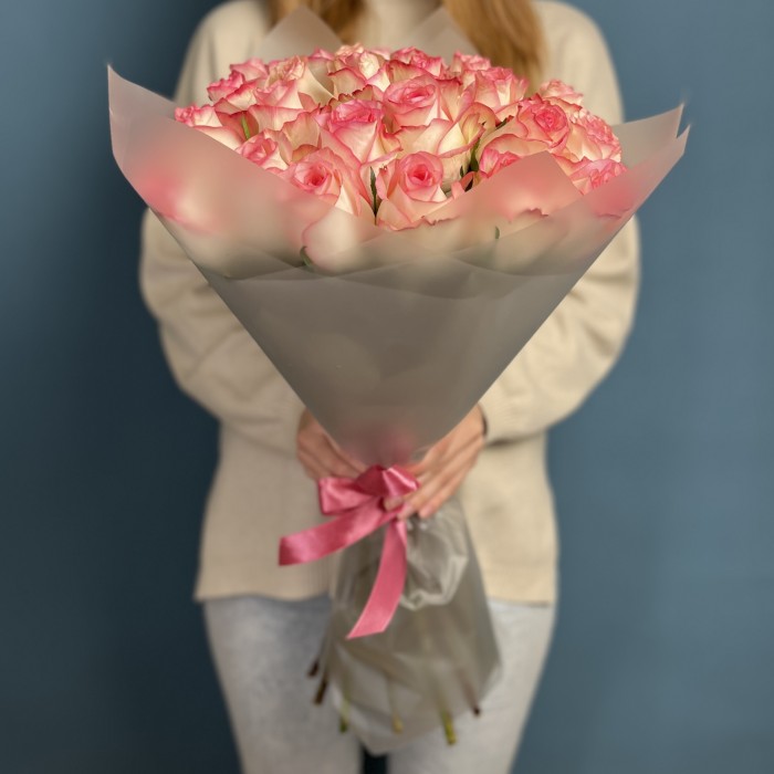 25 роз Джумилия 60 см