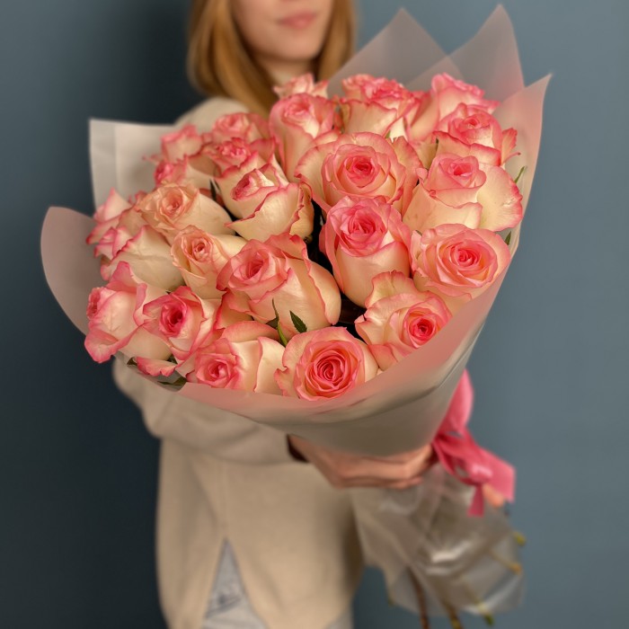 25 роз Джумилия 60 см