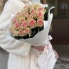 25 нежно-розовых роз Топ-Гир 50 см