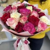 25 роз 60 см Нежный Микс