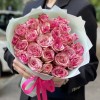 25 бело-розовых роз Баракуда