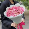 25 бело-розовых роз Баракуда