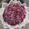 25 фиолетовых хризантем