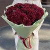 25 красных хризантем Ламира