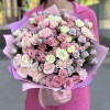 25 кустовых роз История Любви