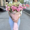 25 махровых розовых эустом