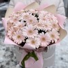 25 нежно-розовых гербер