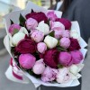 25 пионов микс в упаковке