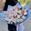 25 пионовидных кустовых роз Энджел Бомбастик